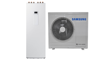 Samsung EHS ClimateHub MONO 5.00/5.00 kW R32 su integruotu boileriu 200l vienfazis AE050RXYDEG/EU AE200CNWMEG/EU MWR-WW10KN